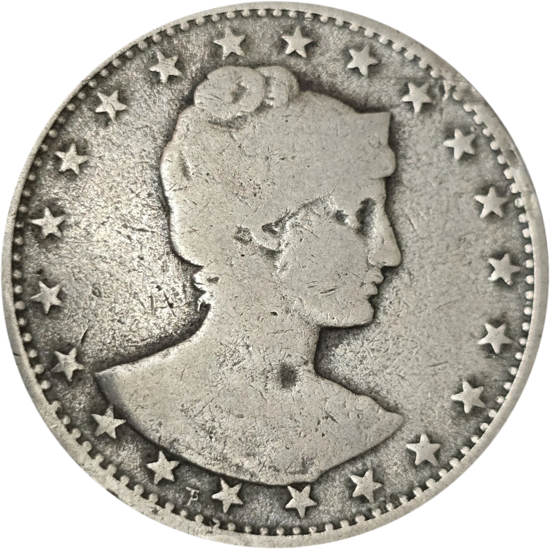 سکه برزیل 400 ریس برزیل 1901